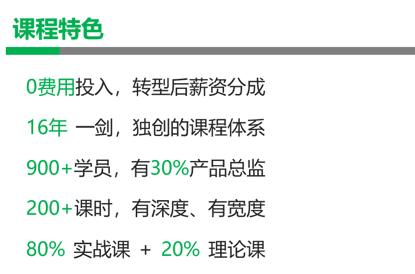 产品经理课程体系(PMCS®)特色